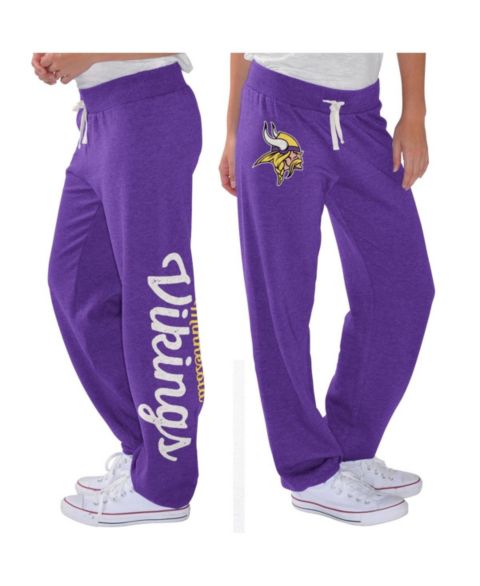 Женские брюки G-III 4Her by Carl Banks Purple Minnesota Vikings Scrimmage Fleece