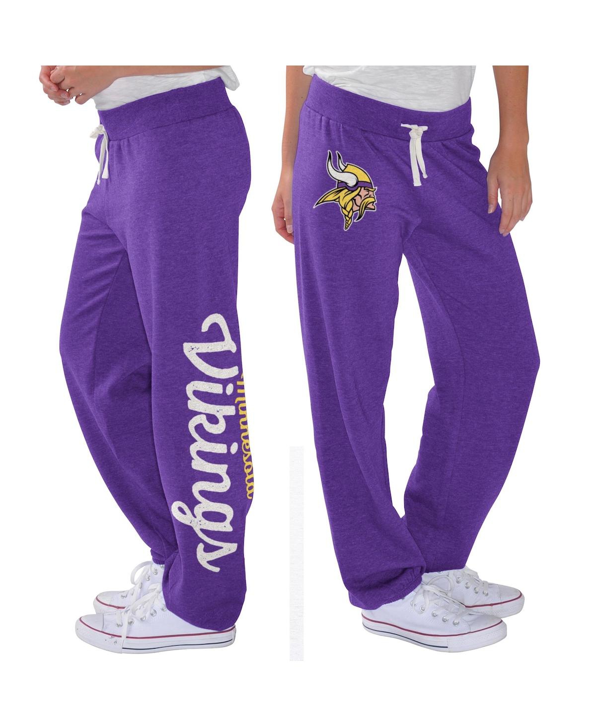 Women's G-iii 4Her by Carl Banks Purple Minnesota Vikings Scrimmage Fleece Pants - Purple