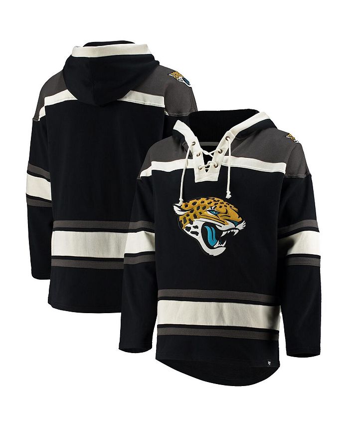 47 Brand Men s Black Jacksonville Jaguars Lacer V Neck Pullover