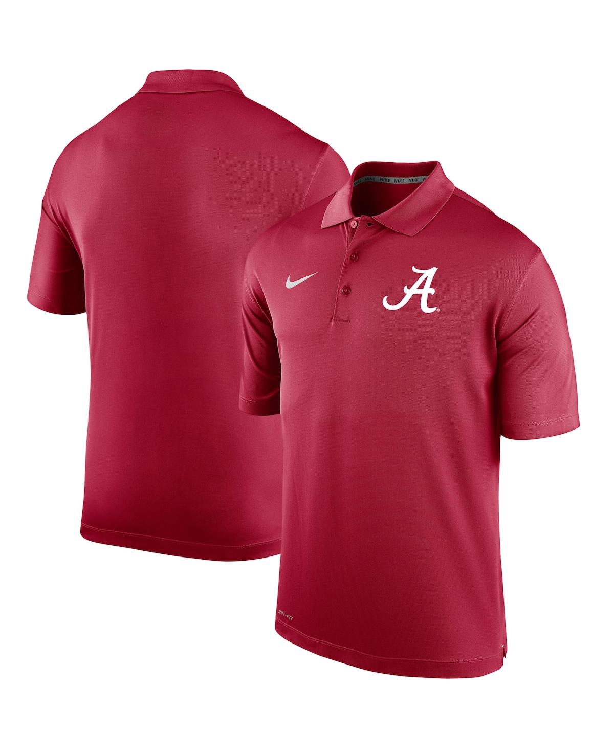 Men's Nike Crimson Alabama Crimson Tide Big and Tall Primary Logo Varsity Performance Polo Shirt