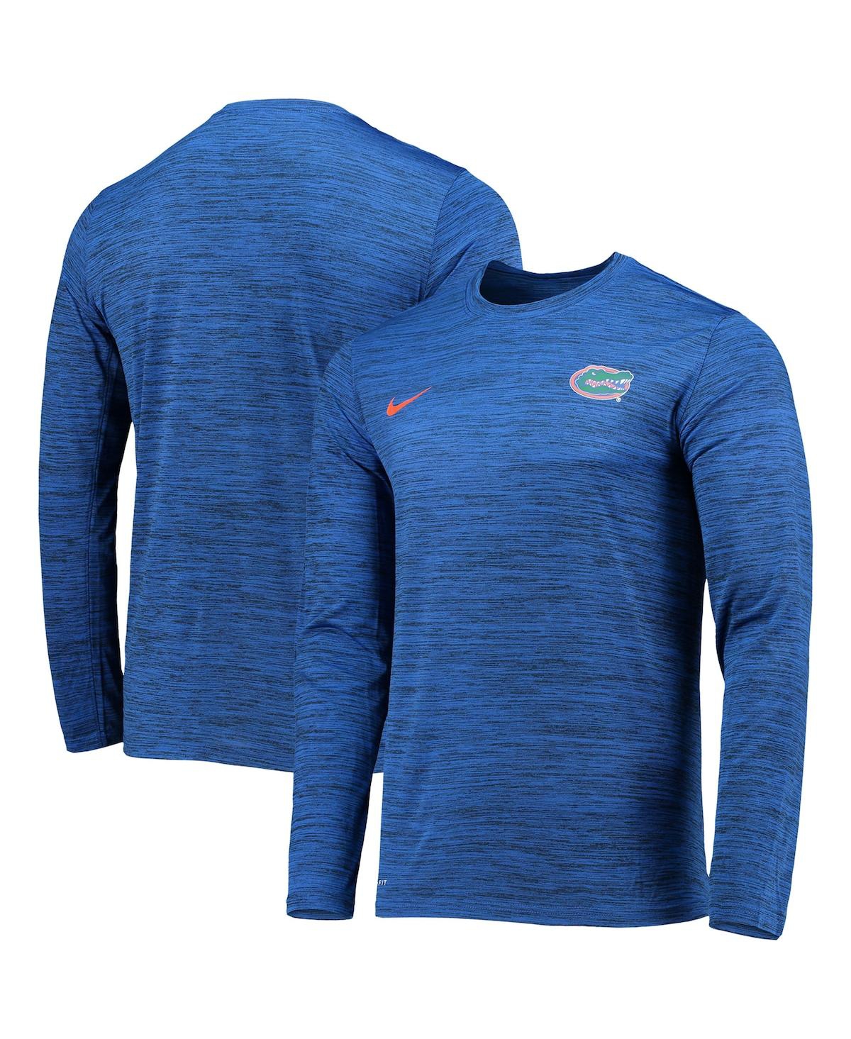 Men's Nike Royal Florida Gators Velocity Legend Performance Long Sleeve T-shirt