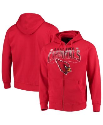 Men's Cardinal Arizona Cardinals Perfect Season Full-Zip Hoodie