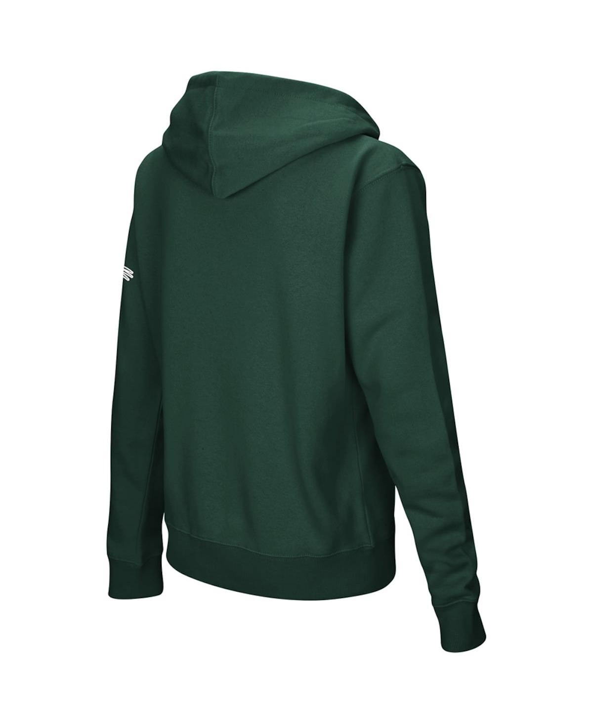 Women's Stadium AthleticOhio Bobcats Arched Name Full-Zip Hoodie - Green
