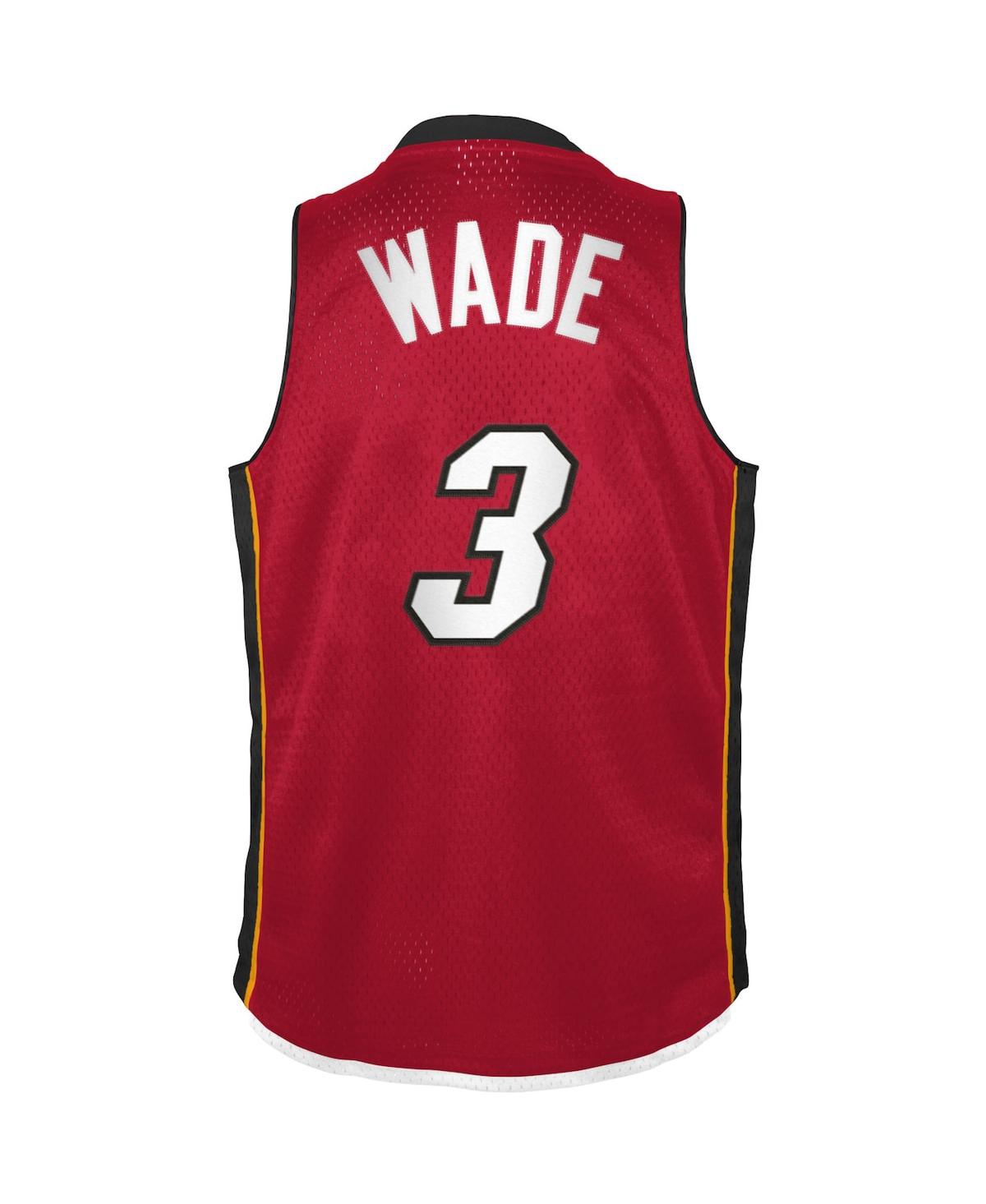 Big Boys Mitchell & Ness Dwyane WadeMiami Heat 2005-06 Hardwood Classics Swingman Jersey - Red