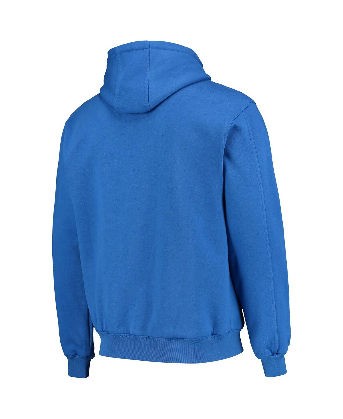 Shop Dunbrooke Men's  Royal Indianapolis Colts Craftsman Thermal-lined Full-zip Hoodie