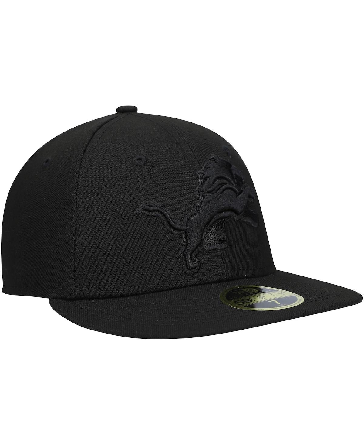 Men's New EraDetroit LionsOnLow Profile 59Fifty Ii Fitted Hat - Black