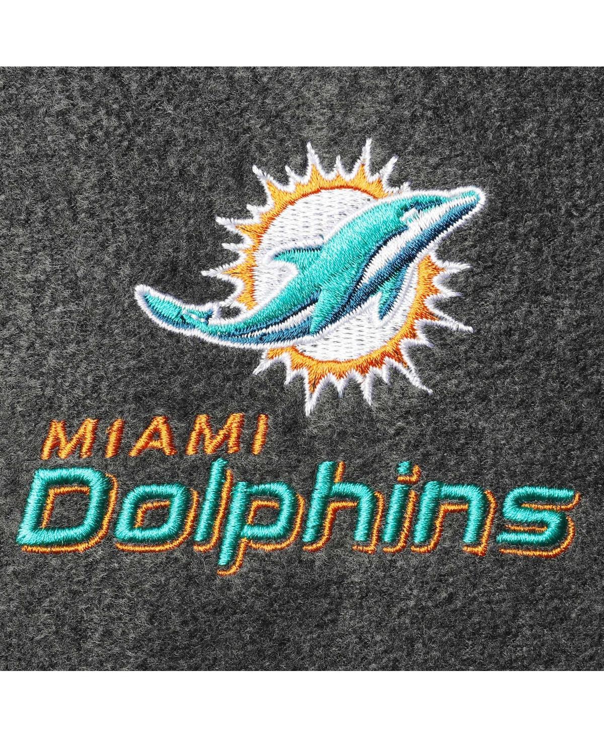 Men'sMiami Dolphins Houston Fleece Full-Zip Vest - Gray