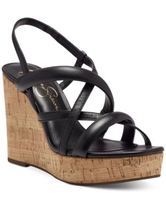 Jessica Simpson Women's Simina Wedge Sandals - Macy's