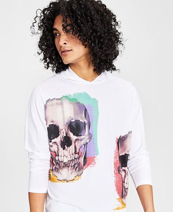 INC International Concepts Men's Skull Hoodie, Created for Macy's