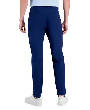 Alfani Men's Regular-Fit Stretch Pleated Pants, Created for Macy's - Macy's