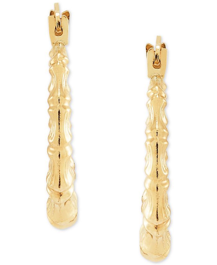 Macy's bamboo earrings sale