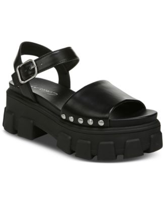all black platform shoes