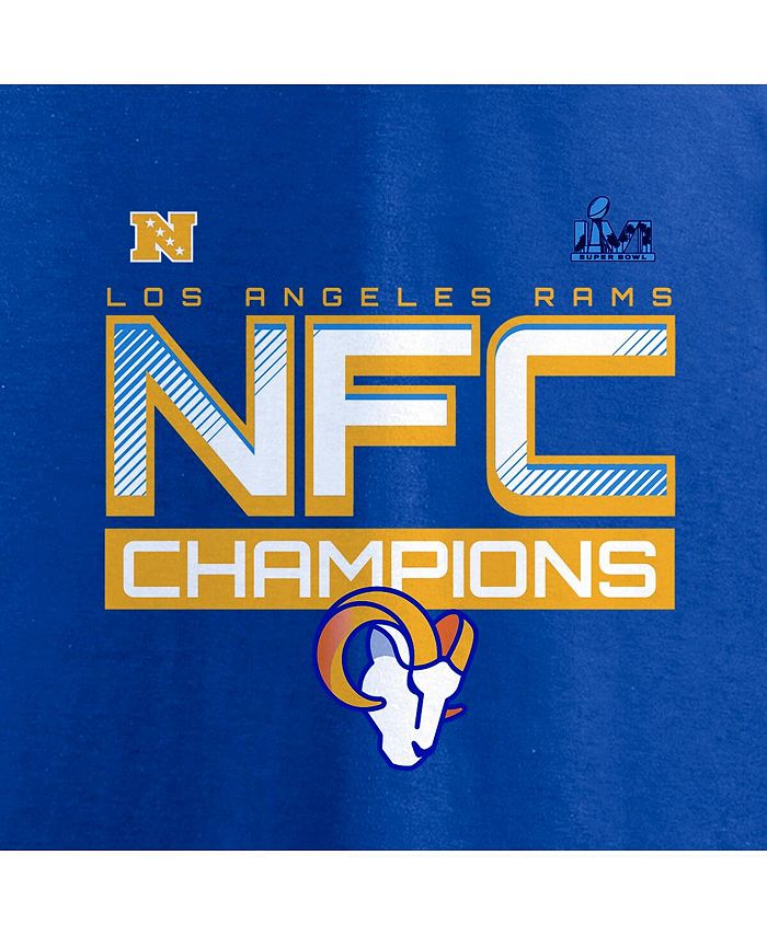 Los Angeles Rams Fanatics Branded 2021 NFC Champions Iconic Slant