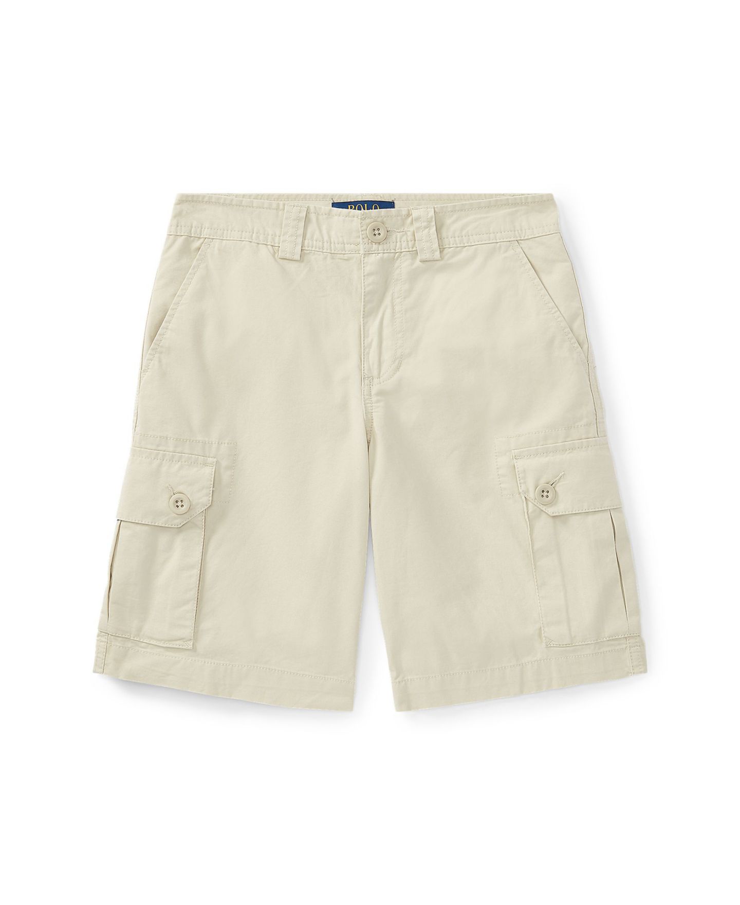 Шорты Polo Ralph Lauren Stretch Twill Cargo для мальчиков, цвет: Песочный — фото 1