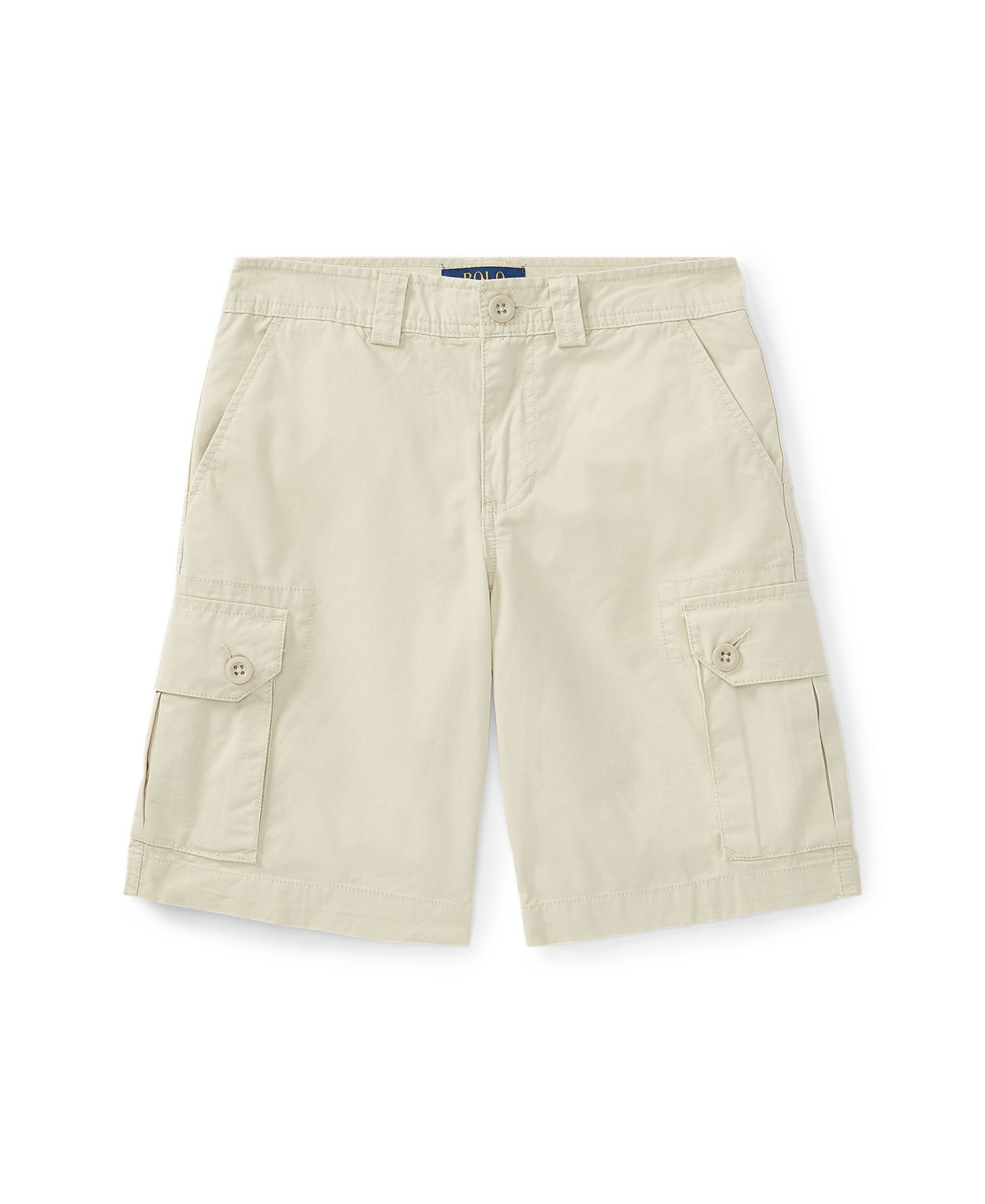 Polo Ralph Lauren Kids' Big Boys Stretch Twill Cargo Short In Basic Sand