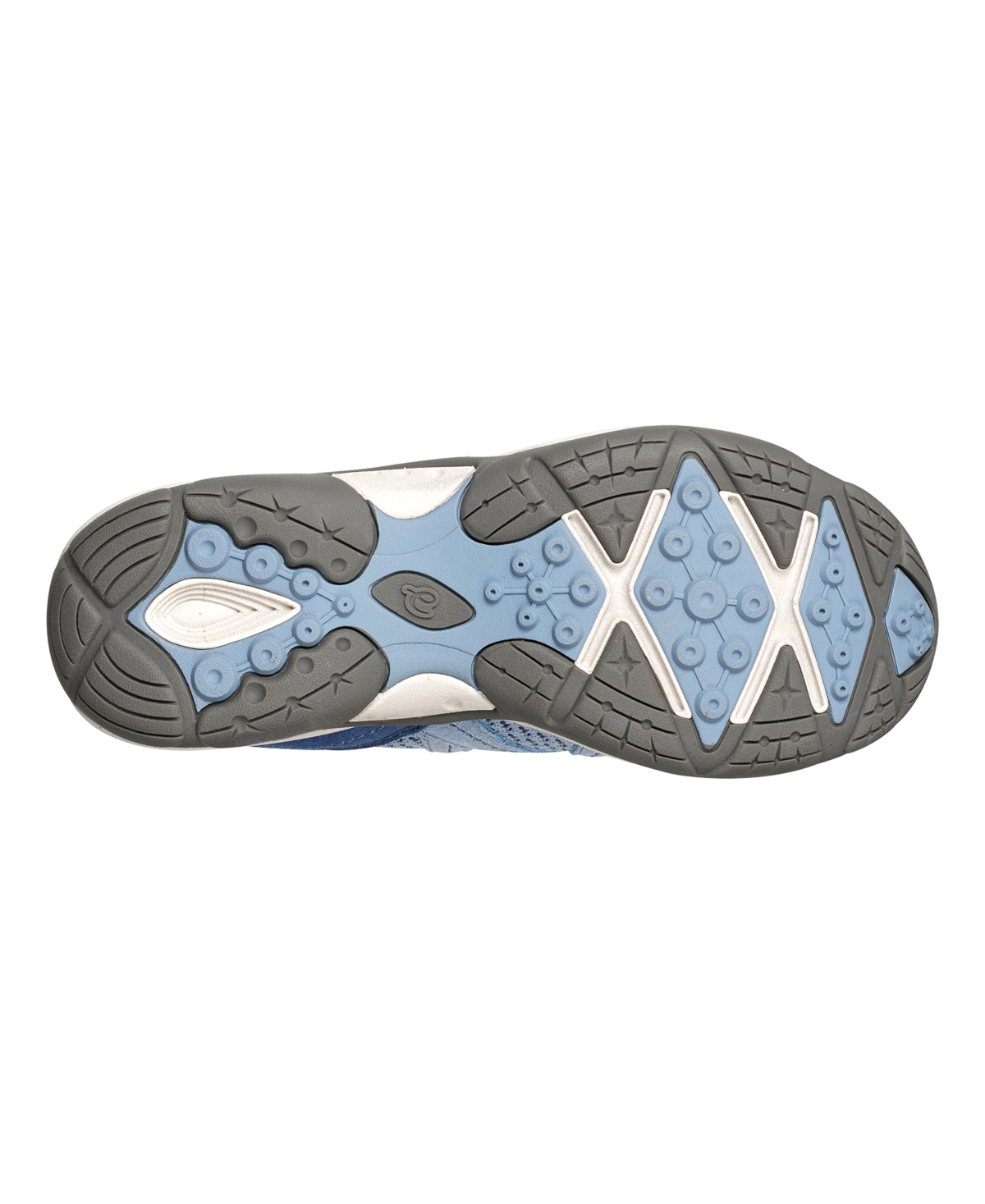 Easy Spirit Women's Earthen Round Toe Casual Walking Shoes - Blue Multi Suede and Textile