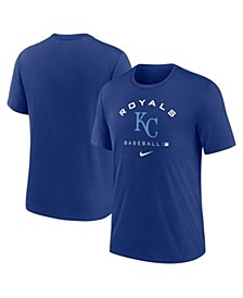 Men's Royal Kansas City Royals Authentic Collection Tri-Blend Performance T-shirt