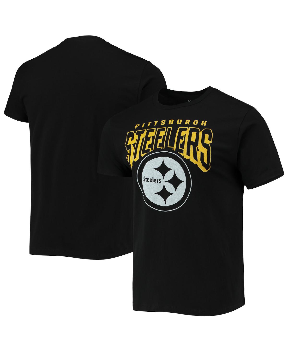 Men's Black Pittsburgh Steelers Bold Logo T-shirt - Black
