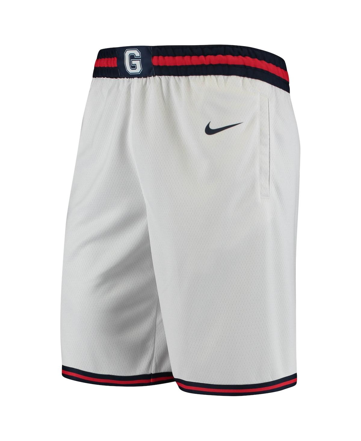 Men's NikeGonzaga Bulldogs Limited Basketball Performance Shorts - White