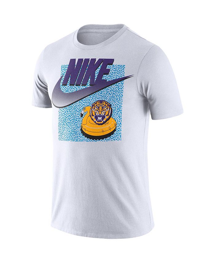 Nike Men's White LSU Tigers Swoosh Spring Break T-shirt - Macy's