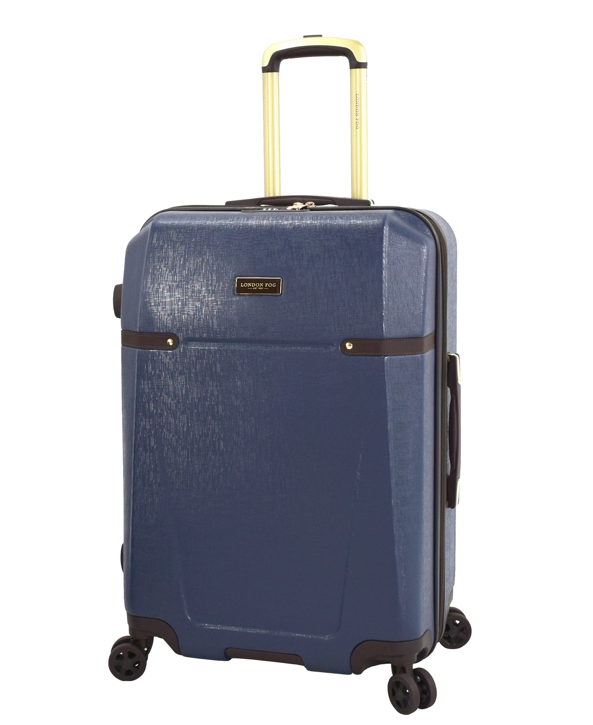 Closeout! London Fog Brentwood Ii 25" Expandable Hardside Spinner Luggage - Classic Blue