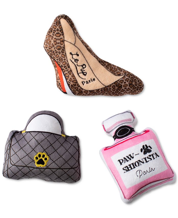 Fringe Studio 3Pc. Paw Shinista Plush Dog Toy Set Macy's