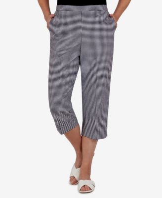 Portofino Gingham Capri Pants 