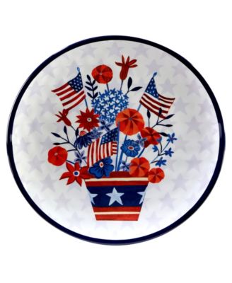 Stars and Stripes Melamine Platter Set, 2 Piece