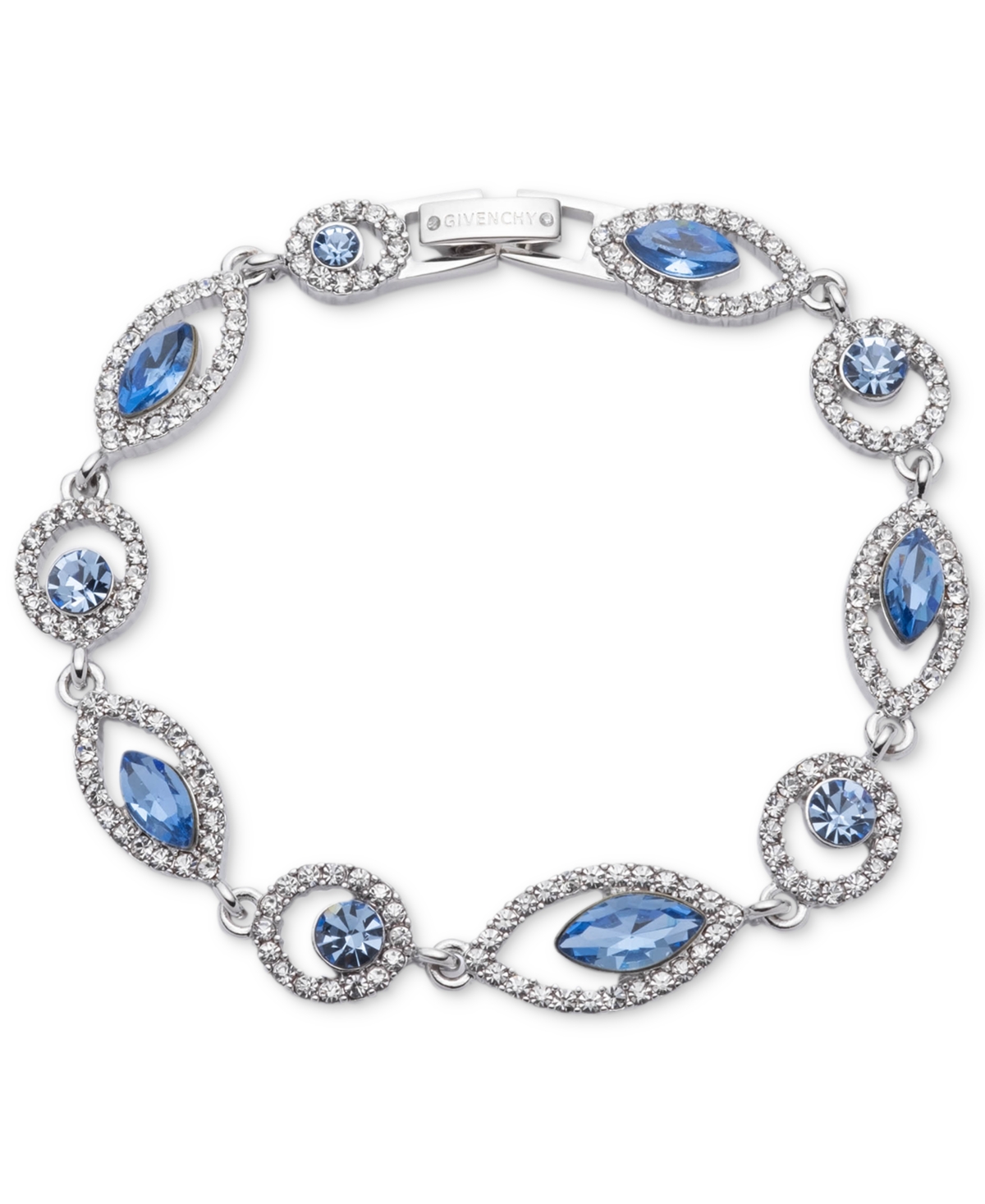 Givenchy Pave Crystal Orb Flex Bracelet In Blue ModeSens