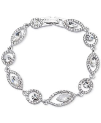Givenchy Pave Crystal Orb Flex Bracelet - Rhodium 68$