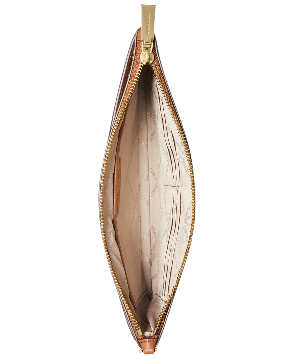 Michael Michael Kors Logo Jet Set Charm Wristlet -acorn