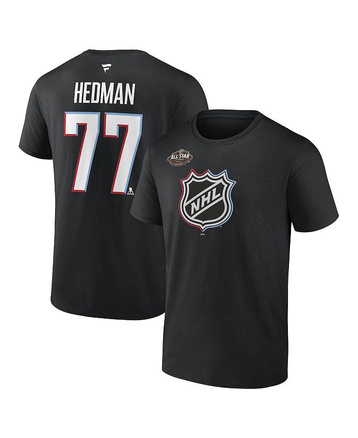 Men's Fanatics Branded Victor Hedman Black Tampa Bay Lightning 2022 NHL  All-Star Game Name & Number T-Shirt