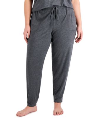 Alfani Plus Size Heathered Essential Jogger Pants Created for Macy s Macy s