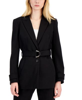 dkny black dressing gown