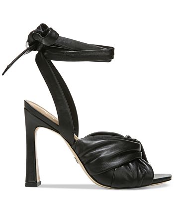 Sam Edelman Women's Lenora Soft Volume Ankle Tie Sandals - Macy's
