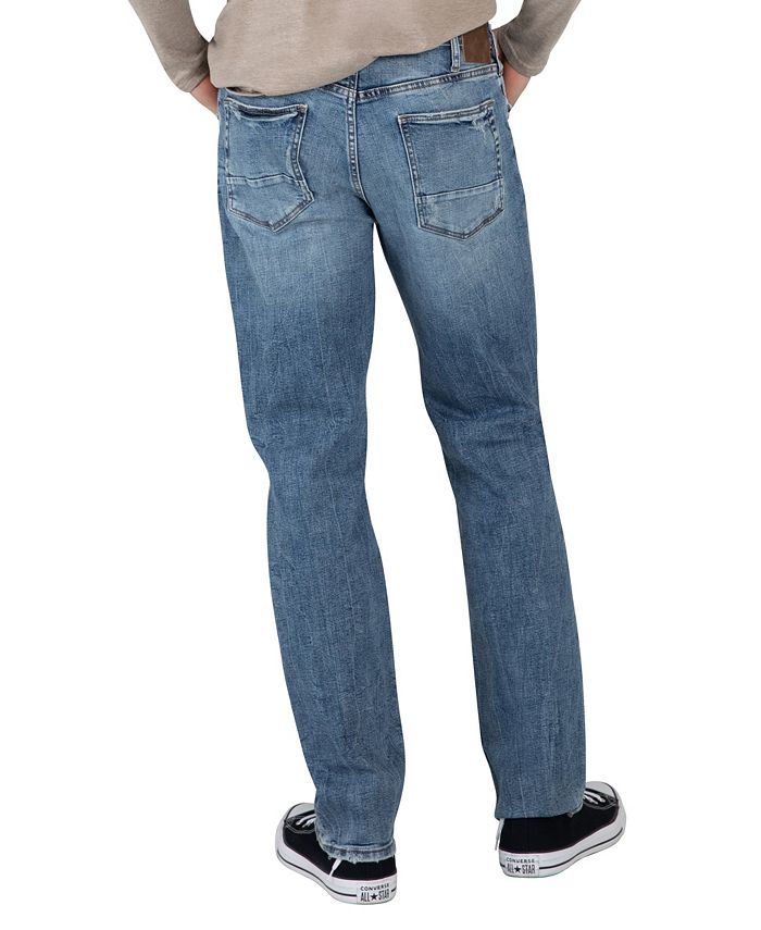 Silver Jeans Co. Men's Machray Classic Fit Straight Leg Stretch Jeans ...