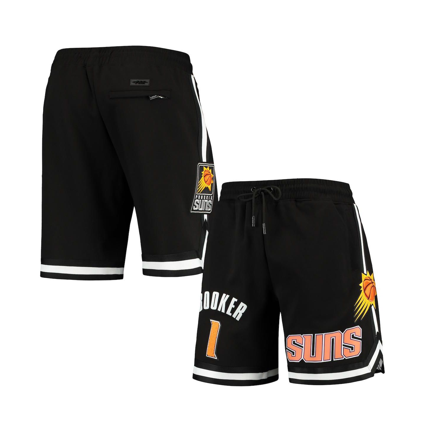 Мужские шорты Pro Standard Devin Booker Black Phoenix Suns Team Player — фото 1