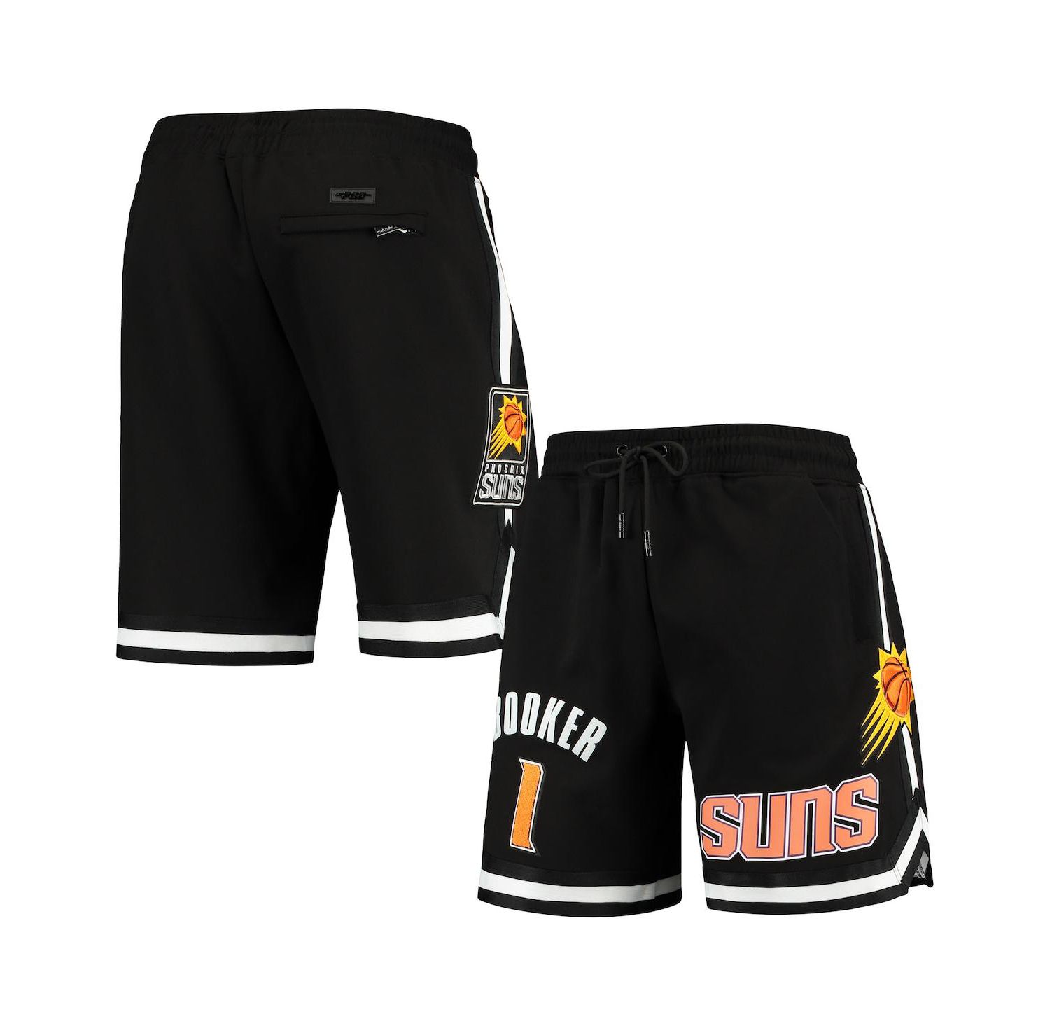 Men's Devin Booker Black Phoenix Suns Team Player Shorts