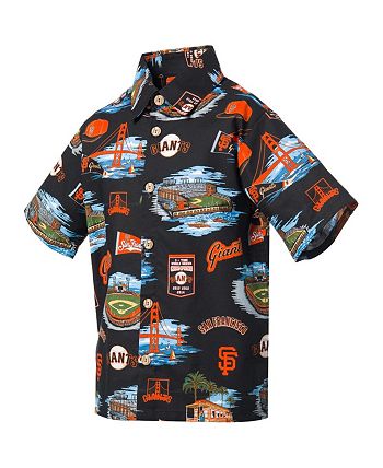 Lids San Francisco Giants Reyn Spooner Youth Scenic Button-Up Shirt - Black