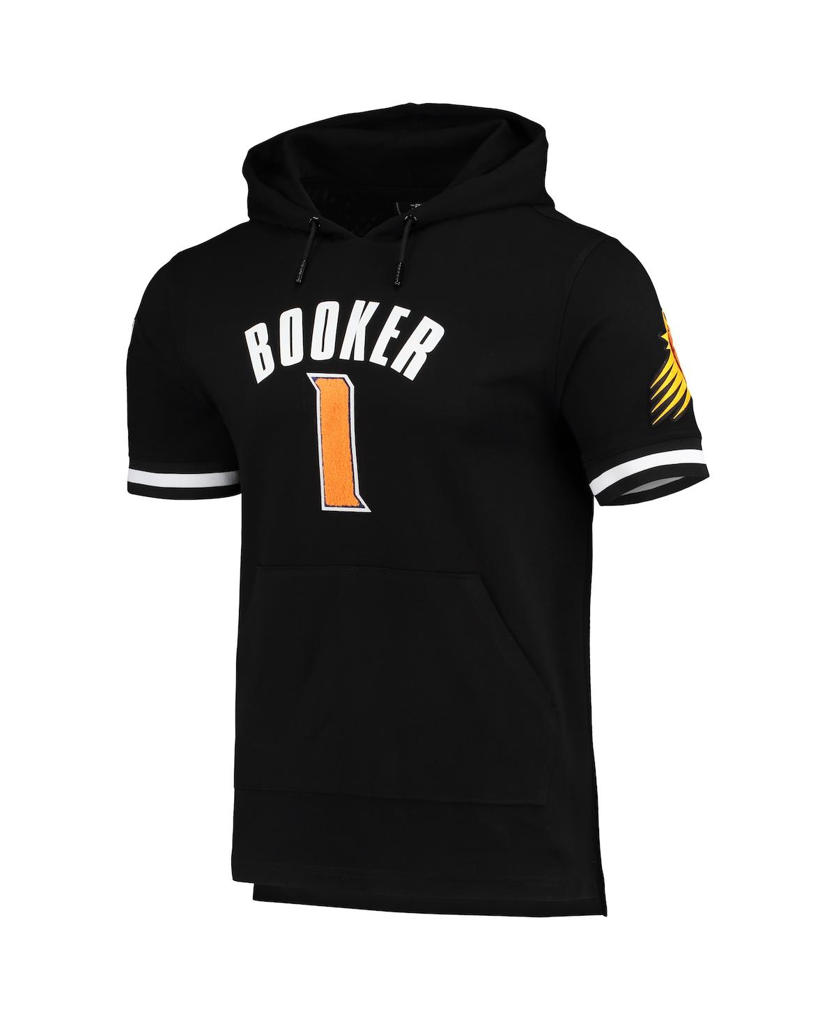 Shop Pro Standard Men's  Devin Booker Black Phoenix Suns Name & Number Short Sleeve Pullover Hoodie