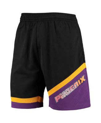 Men's Black Phoenix Suns Hardwood Classics 75th Anniversary Swingman Shorts