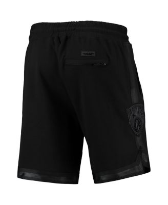 Men's Brooklyn Nets Triple Black Gloss Shorts