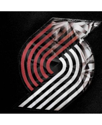 Men's Black Portland Trail Blazers Hardwood Classics 75th Anniversary Swingman Shorts
