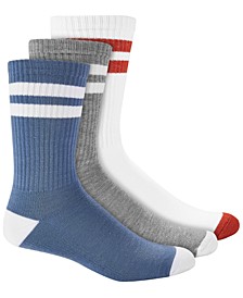 Men's 3pk. Classic Double-Stripe Crew Socks