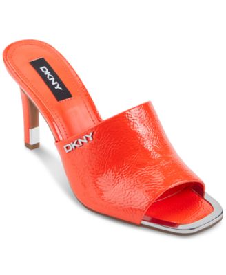 macy's orange sandals