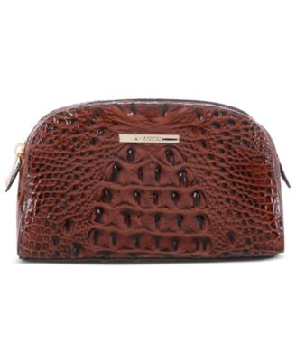 Brahmin Penny Pecan cosmetic bag popular purse