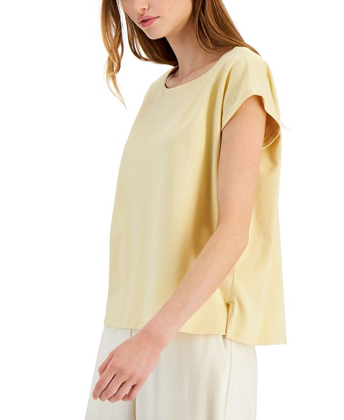 Eileen Fisher Women's BalletNeck BoxyTop Macy's