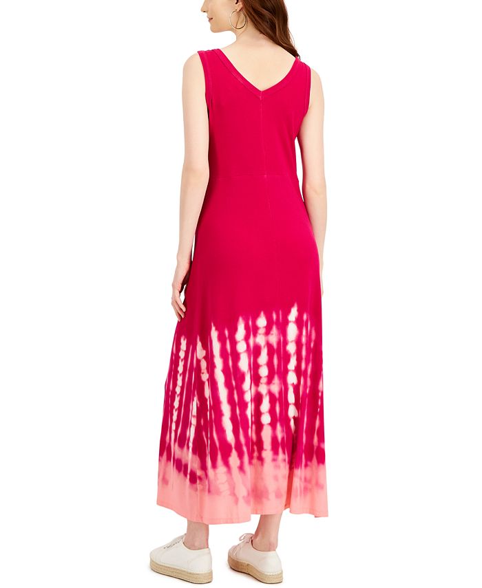 Style & Co Women's TieDyed Sleeveless Maxi Dress, Created for Macy's