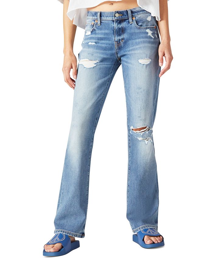 Lucky distressed jeans clearance