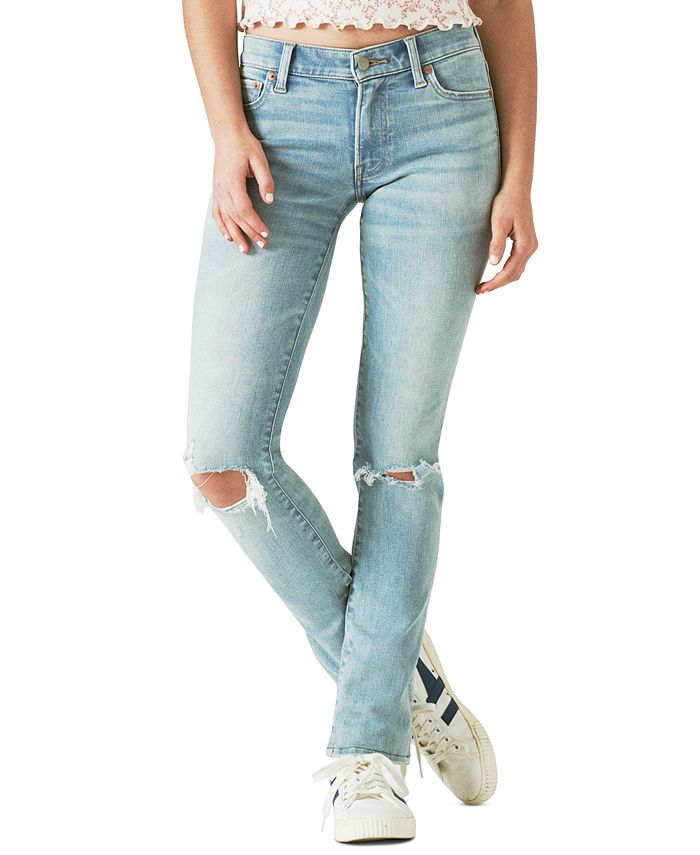 Lucky Brand Mid-Rise Sweet Straight Jeans & Reviews - Jeans - Women - Macy's